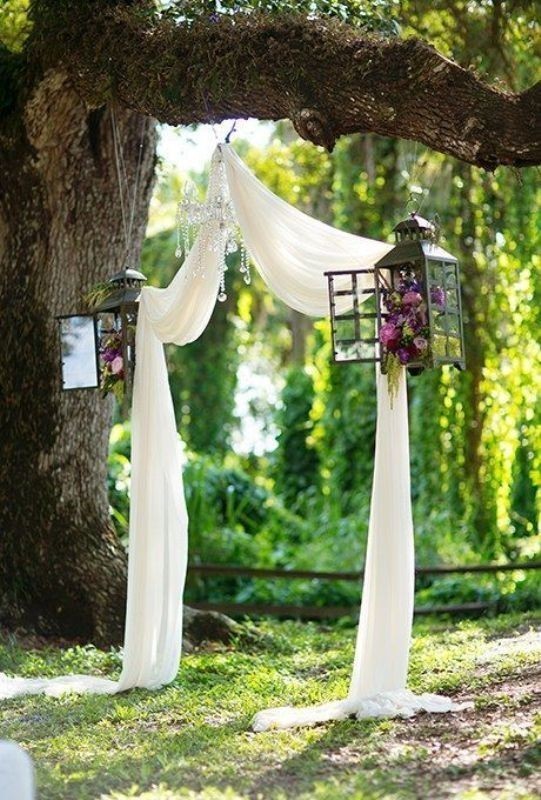 using trees for decoration 10 82+ Awesome Outdoor Wedding Decoration Ideas - 87