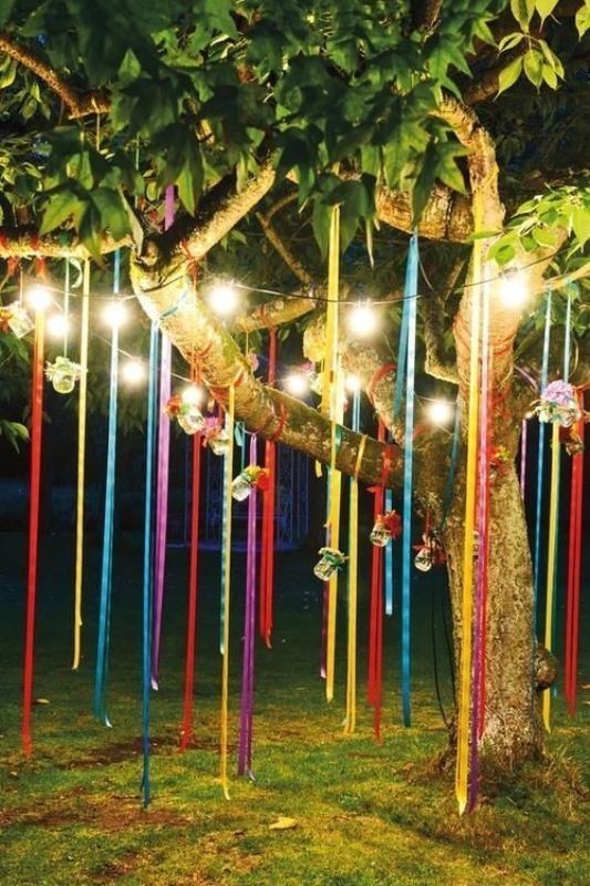 using trees for decoration 5 82+ Awesome Outdoor Wedding Decoration Ideas - 82