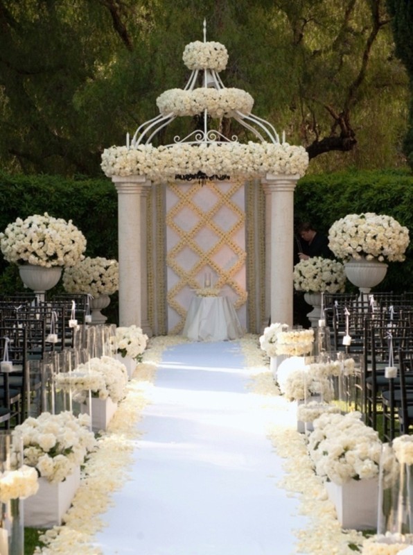 wedding aisle decoration ideas 17 82+ Awesome Outdoor Wedding Decoration Ideas - 54