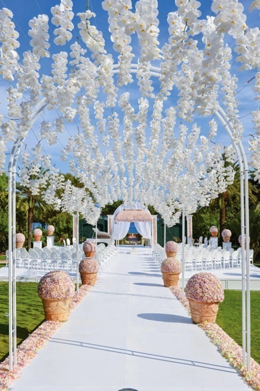wedding aisle decoration ideas 9 82+ Awesome Outdoor Wedding Decoration Ideas - 46