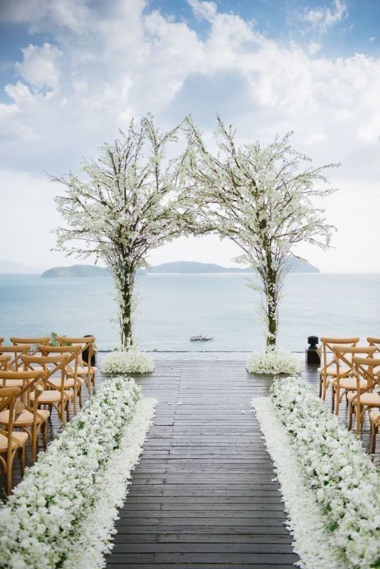 wedding arch and backdrop decoration ideas 13 82+ Awesome Outdoor Wedding Decoration Ideas - 24
