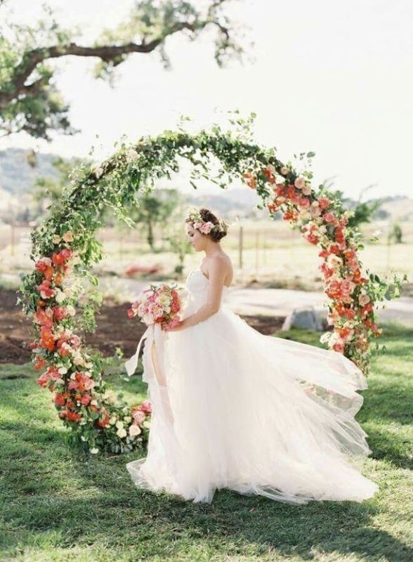 wedding arch and backdrop decoration ideas 14 82+ Awesome Outdoor Wedding Decoration Ideas - 25