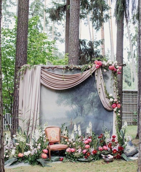 wedding arch and backdrop decoration ideas 18 82+ Awesome Outdoor Wedding Decoration Ideas - 29