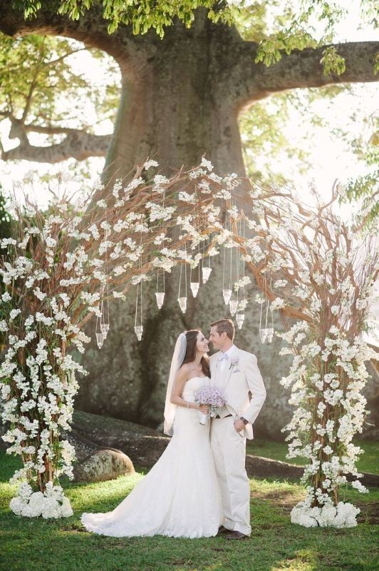 wedding arch and backdrop decoration ideas 4 82+ Awesome Outdoor Wedding Decoration Ideas - 15