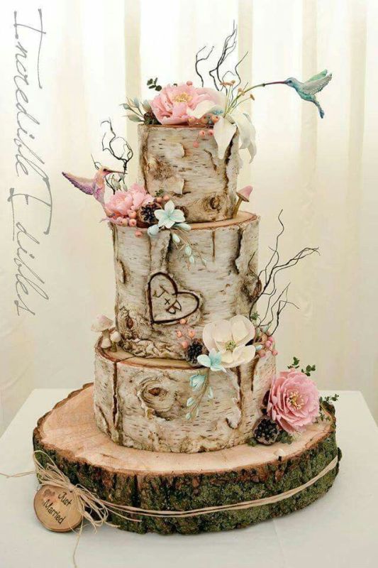 wedding cakes 1 88+ Unique Ideas for Decorating Your Outdoor Wedding - 80