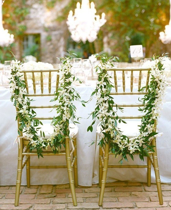 wedding chair decoration ideas 12 88+ Unique Ideas for Decorating Your Outdoor Wedding - 23