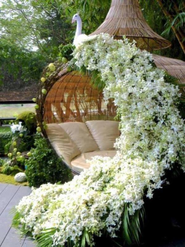 88+ Unique Ideas for Decorating Your Outdoor Wedding 24 wedding chair decoration ideas 13 88+ Unique Ideas for Decorating Your Outdoor Wedding - 24