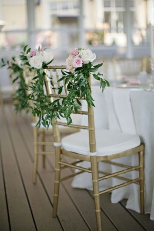 88+ Unique Ideas for Decorating Your Outdoor Wedding 15 wedding chair decoration ideas 4 88+ Unique Ideas for Decorating Your Outdoor Wedding - 15