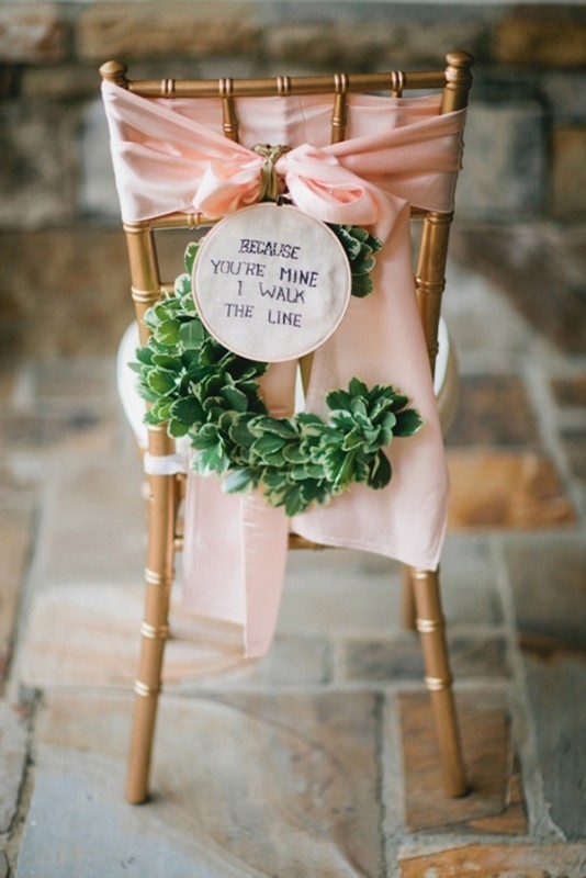 88+ Unique Ideas for Decorating Your Outdoor Wedding 20 wedding chair decoration ideas 9 88+ Unique Ideas for Decorating Your Outdoor Wedding - 20