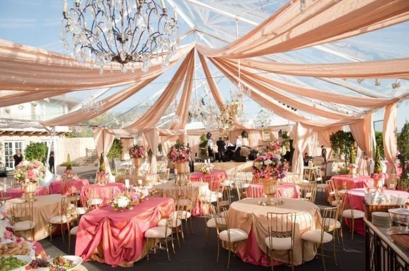 88+ Unique Ideas for Decorating Your Outdoor Wedding 71 wedding tent decoration ideas 10 88+ Unique Ideas for Decorating Your Outdoor Wedding - 71