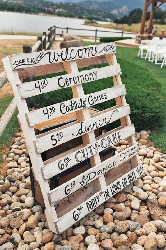 welcome-wedding-signs-4 88+ Unique Ideas for Decorating Your Outdoor Wedding