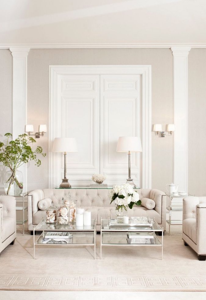 white and off white interior design 15+ Latest Interior Design Ideas for Your Home - 20