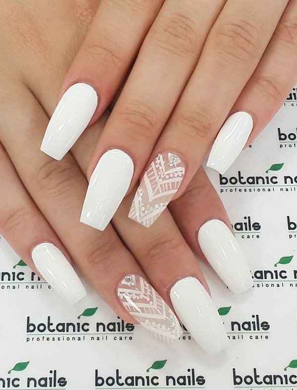 16+ Lovely Nail Polish Trends for Spring & Summer 183 white nails 1 16+ Lovely Nail Polish Trends for Spring & Summer - 183