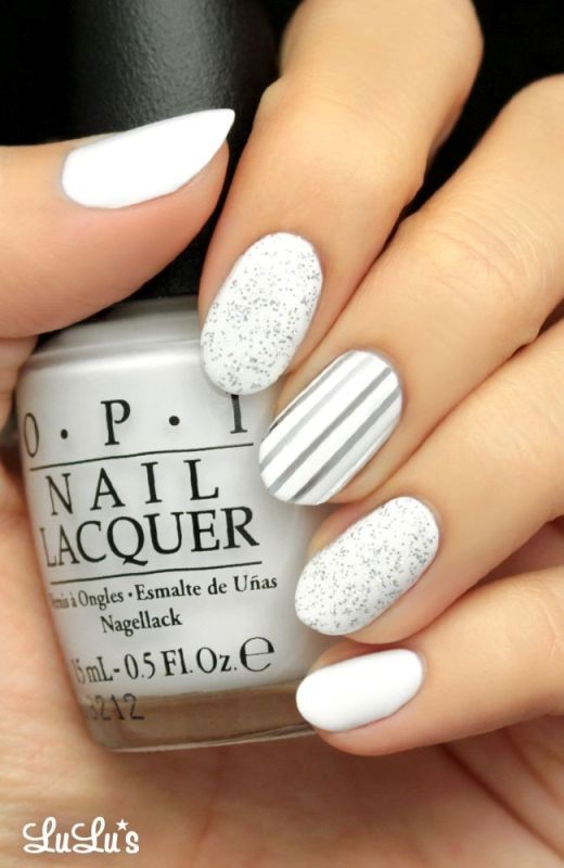 white-nails 16+ Lovely Nail Polish Trends for Spring & Summer 2022