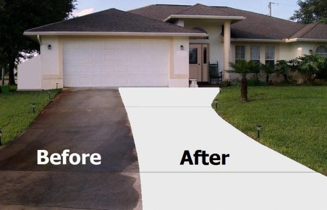 Pressure clean the driveways Improve the Curb Appeal of Your Home with These Simple Tips - 2
