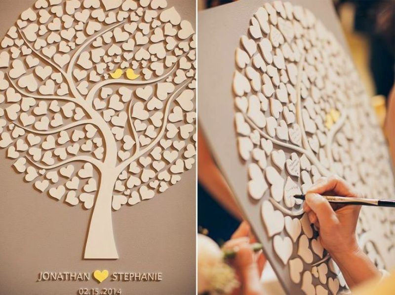 8 Most Unique Wedding Party Ideas 50 Unique wedding guest book ideas 7 8 Most Unique Wedding Party Ideas - 50