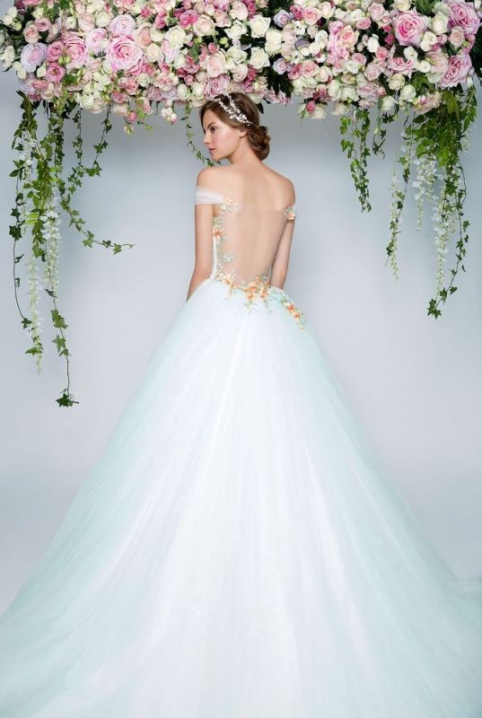 colored-wedding-dresses-2017-116 75+ Most Breathtaking Colored Wedding Dresses in 2020