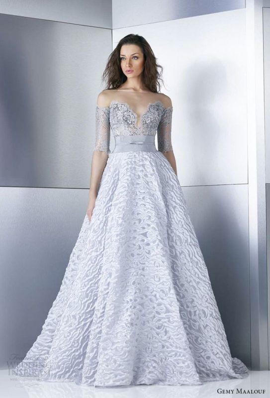 colored wedding dresses 2017 119 75+ Most Breathtaking Colored Wedding Dresses - 121