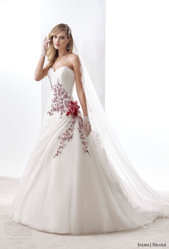 colored wedding dresses 2017 121 75+ Most Breathtaking Colored Wedding Dresses - 123