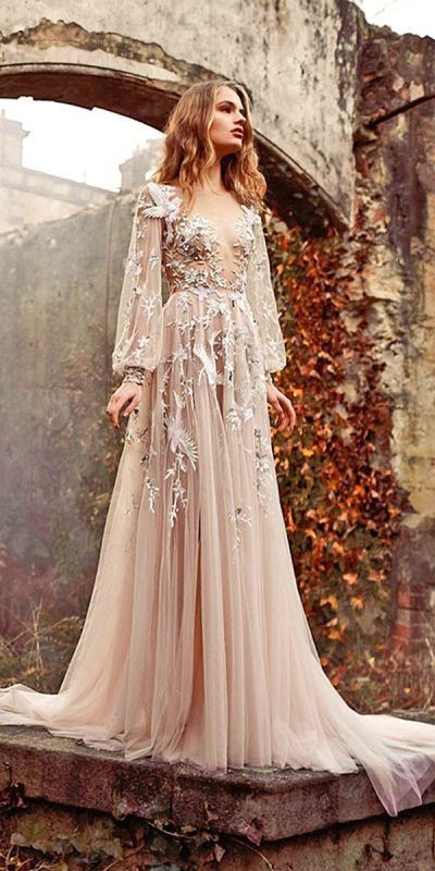 colored wedding dresses 2017 15 75+ Most Breathtaking Colored Wedding Dresses - 17