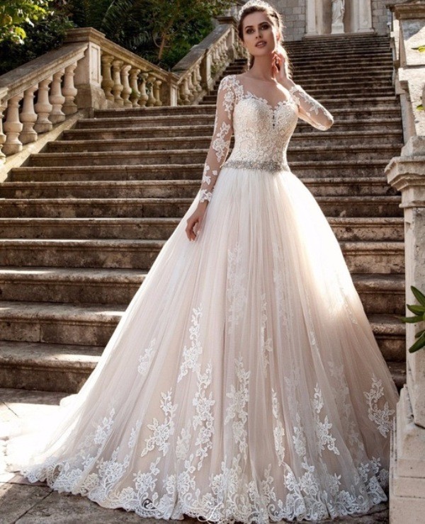 colored wedding dresses 2017 153 75+ Most Breathtaking Colored Wedding Dresses - 155