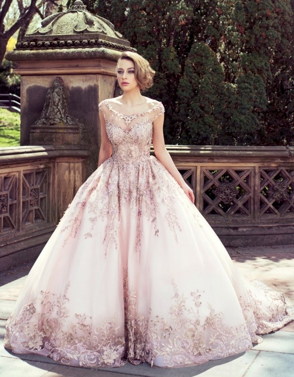 colored wedding dresses 2017 157 75+ Most Breathtaking Colored Wedding Dresses - 159