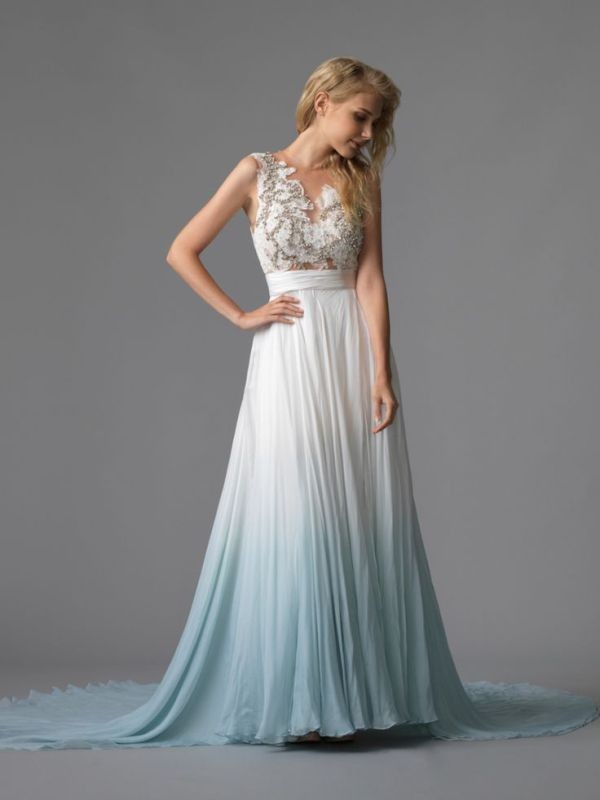colored-wedding-dresses-2017-161 75+ Most Breathtaking Colored Wedding Dresses in 2020