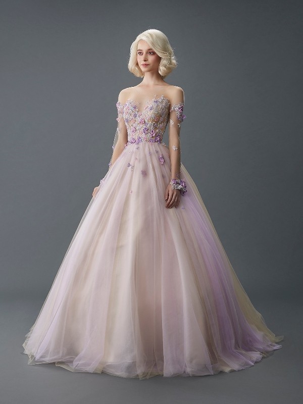 colored-wedding-dresses-2017-162 75+ Most Breathtaking Colored Wedding Dresses in 2020