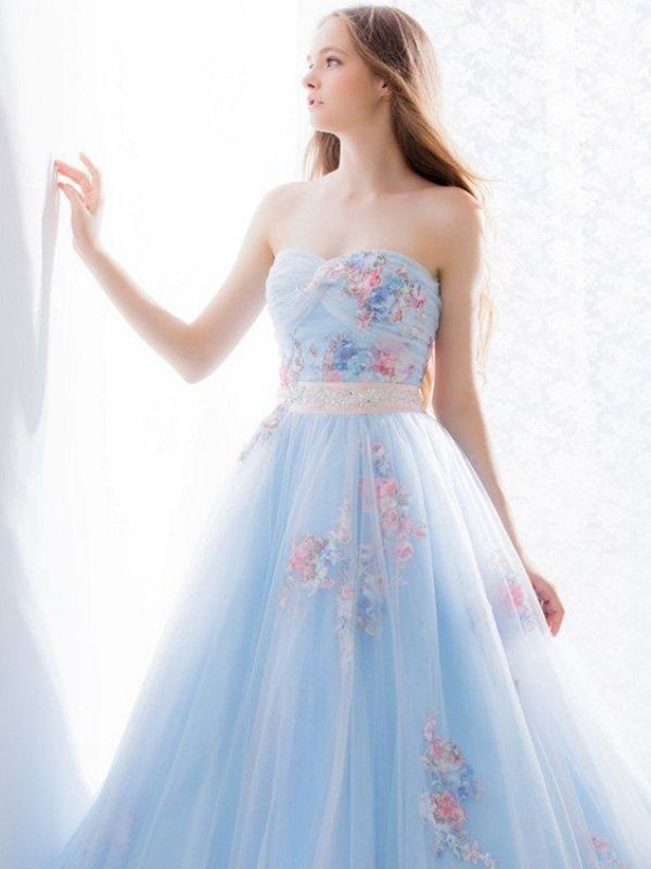 colored wedding dresses 2017 163 75+ Most Breathtaking Colored Wedding Dresses - 165