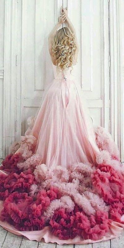 colored wedding dresses 2017 24 75+ Most Breathtaking Colored Wedding Dresses - 26