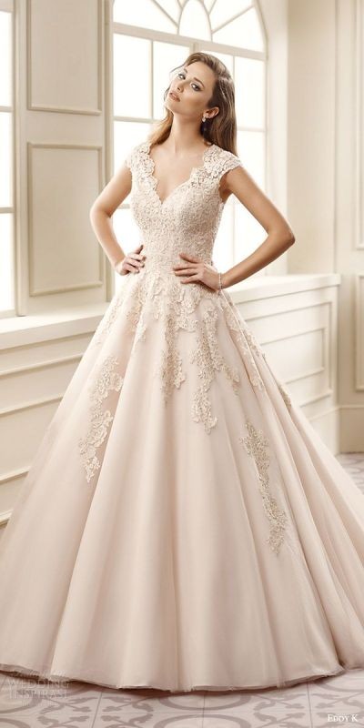 colored wedding dresses 2017 29 75+ Most Breathtaking Colored Wedding Dresses - 31