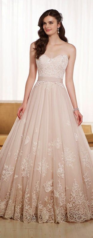 colored wedding dresses 2017 3 75+ Most Breathtaking Colored Wedding Dresses - 5