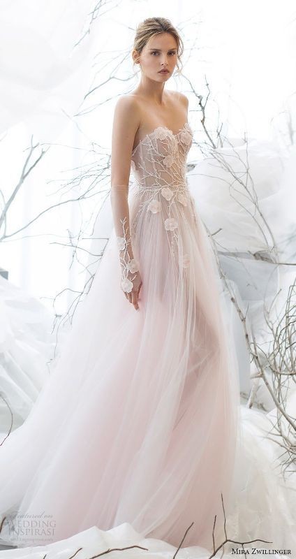 colored-wedding-dresses-2017-31 75+ Most Breathtaking Colored Wedding Dresses in 2020