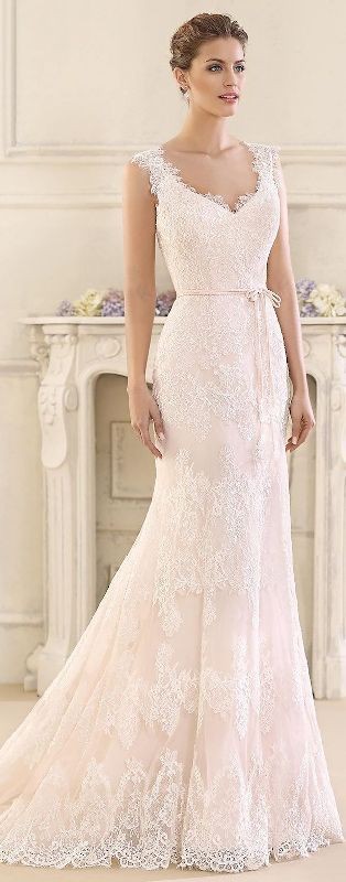 colored wedding dresses 2017 4 75+ Most Breathtaking Colored Wedding Dresses - 6