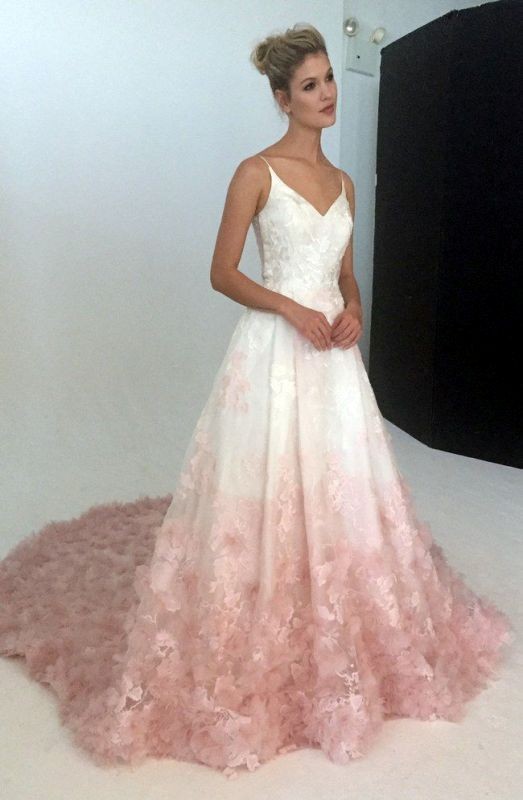 colored wedding dresses 2017 52 75+ Most Breathtaking Colored Wedding Dresses - 54