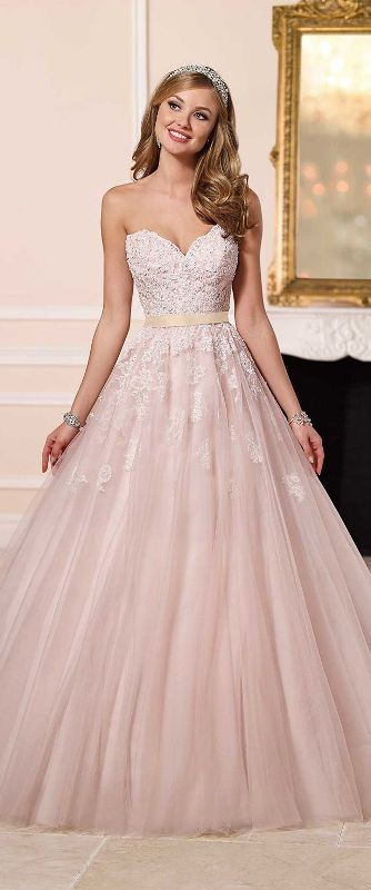 colored wedding dresses 2017 6 75+ Most Breathtaking Colored Wedding Dresses - 8