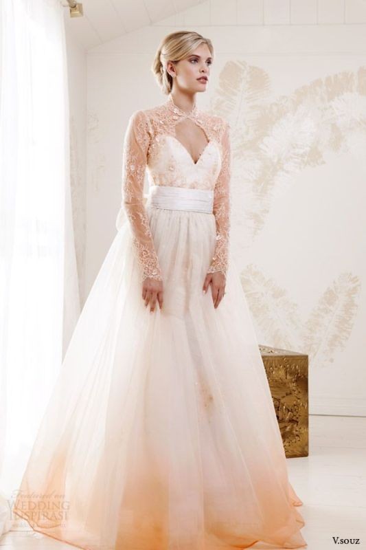colored wedding dresses 2017 60 75+ Most Breathtaking Colored Wedding Dresses - 62