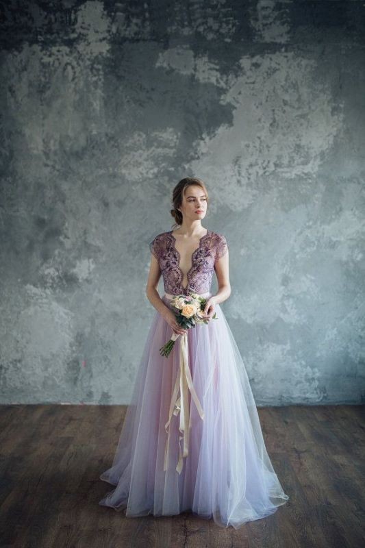 colored wedding dresses 2017 62 75+ Most Breathtaking Colored Wedding Dresses - 64