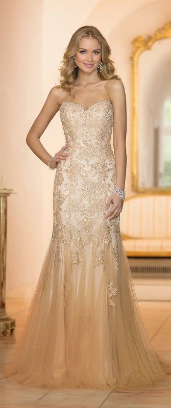colored wedding dresses 2017 7 75+ Most Breathtaking Colored Wedding Dresses - 9