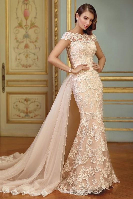 colored wedding dresses 2017 70 75+ Most Breathtaking Colored Wedding Dresses - 72