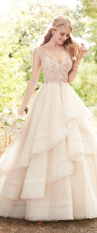 colored wedding dresses 2017 8 75+ Most Breathtaking Colored Wedding Dresses - 10