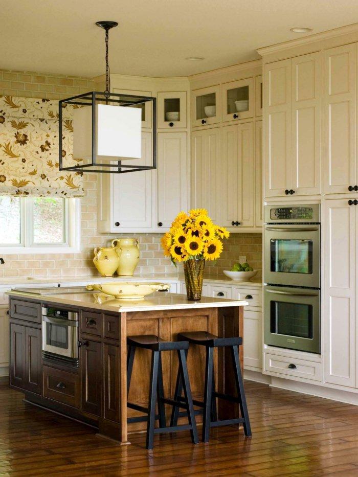 6 Affordable Organizing and Decoration Ideas for your Kitchen 34 flower table decorate kitchen island decorate colored rollless 6 Affordable Organizing and Decoration Ideas for your Kitchen - 34