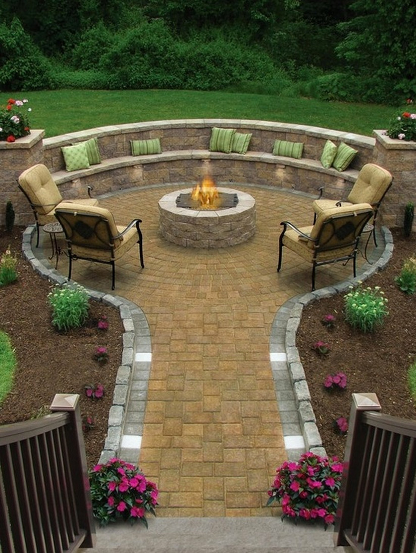 img12 8 Delightful and Affordable Fire pit Decoration Designs - 5