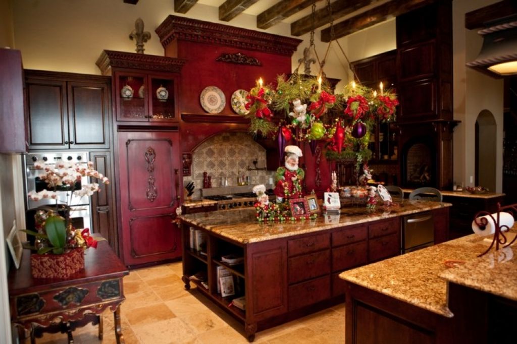 6 Affordable Organizing and Decoration Ideas for your Kitchen 37 kitchen with wooden kitchen island and granite countertops 6 Affordable Organizing and Decoration Ideas for your Kitchen - 37