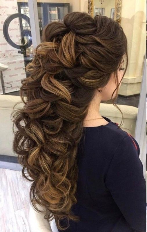 wedding-hairstyles-2017-12 81+ Beautiful Wedding Hairstyles for Elegant Brides in 2021