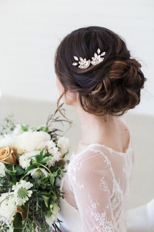 wedding hairstyles 2017 18 81+ Beautiful Wedding Hairstyles for Elegant Brides - 20