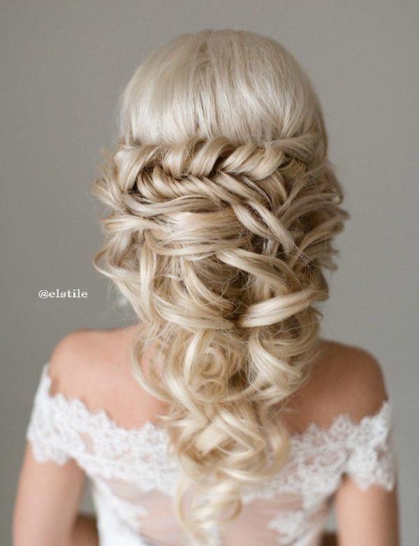 wedding hairstyles 2017 183 81+ Beautiful Wedding Hairstyles for Elegant Brides - 187