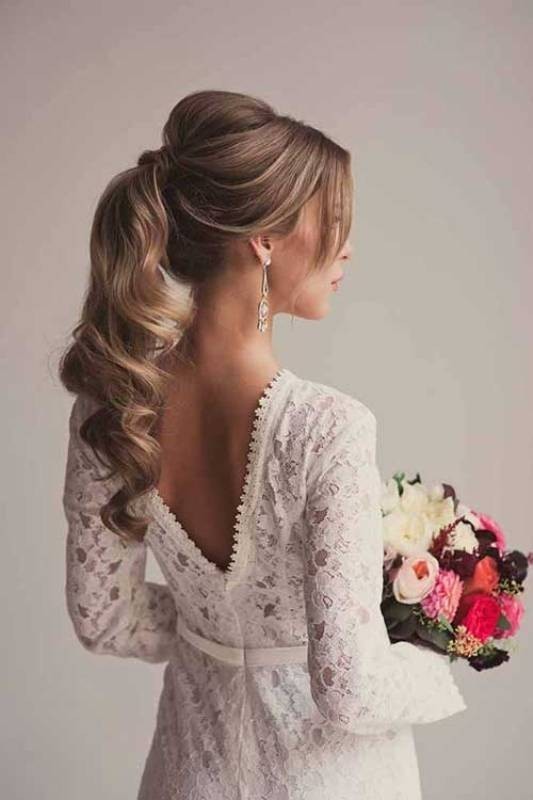 wedding-hairstyles-2017-30 81+ Beautiful Wedding Hairstyles for Elegant Brides in 2021
