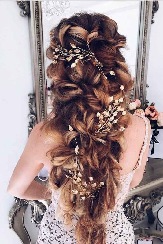 wedding-hairstyles-2017-39 81+ Beautiful Wedding Hairstyles for Elegant Brides in 2021