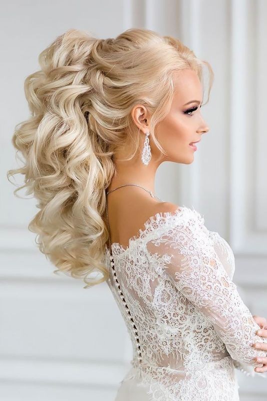 wedding-hairstyles-2017-56 81+ Beautiful Wedding Hairstyles for Elegant Brides in 2021